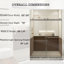 55'' - 59'' W X 72'' H Double Sliding Door Frameless Shower Door-108804978