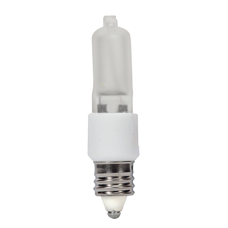 Ampoule halogène simple simple à culot candélabre à intensité variable T3 de 40 watts (E11) - 960 lumens et 2900K