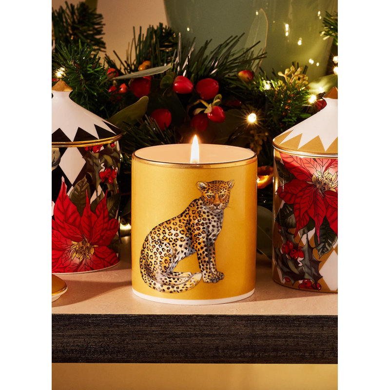 Leopard Scented Lidded Candle