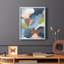 «Soft Indigo Atmosphere II», reproduction encadrée - bois massif-1181179648-1181179774