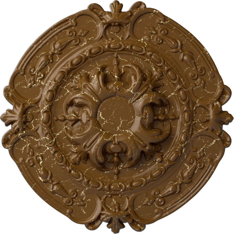 Médaillon de plafond Endurathane Southampton, DE 16 3/8 po x P 1 3/4 po (convient aux auvents jusqu'à 2 3/4 po)