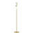 65.7in Modern Gold Globe Floor Lamp, 3-light Standing Tree Lamp With Foot Switch & Frosted Glass Shades