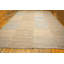Enchanting Earth Tones Contemporary Handwoven Wool Shaker Style Flat Weave Rug
