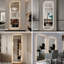 Miroir à DEL 65 po x 21 po avec éclairage à intensité variable 3 couleurs, cuivre de 5 mm - verre argenté, bris, pour un usage domestique et professionnel, miroir mural pleine longueur, vestiaire