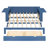 Storage Daybed With Pull Out Trundle Sofa Bed, Convertible Desk And Side Tables-775039153-775039146