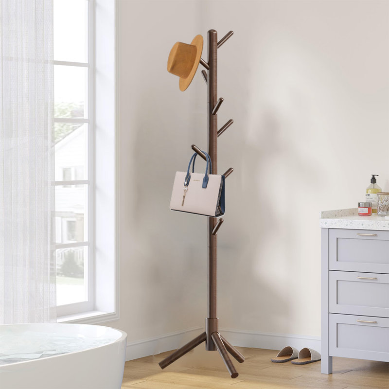Freestanding Coat Rack For Entryway And Corner