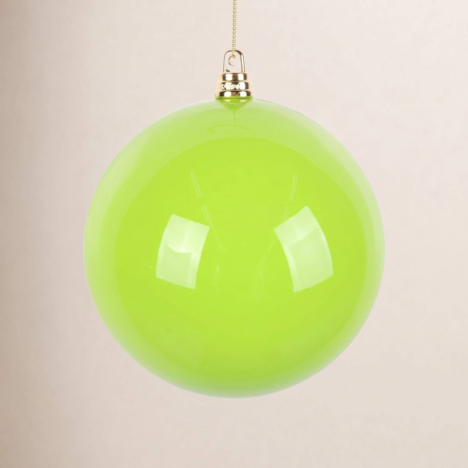 Linita 5" Shatterproof Bauble, Lime