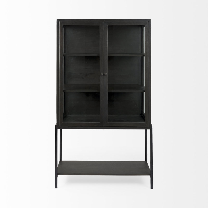 Arelius Curio Cabinet, Dark Brown