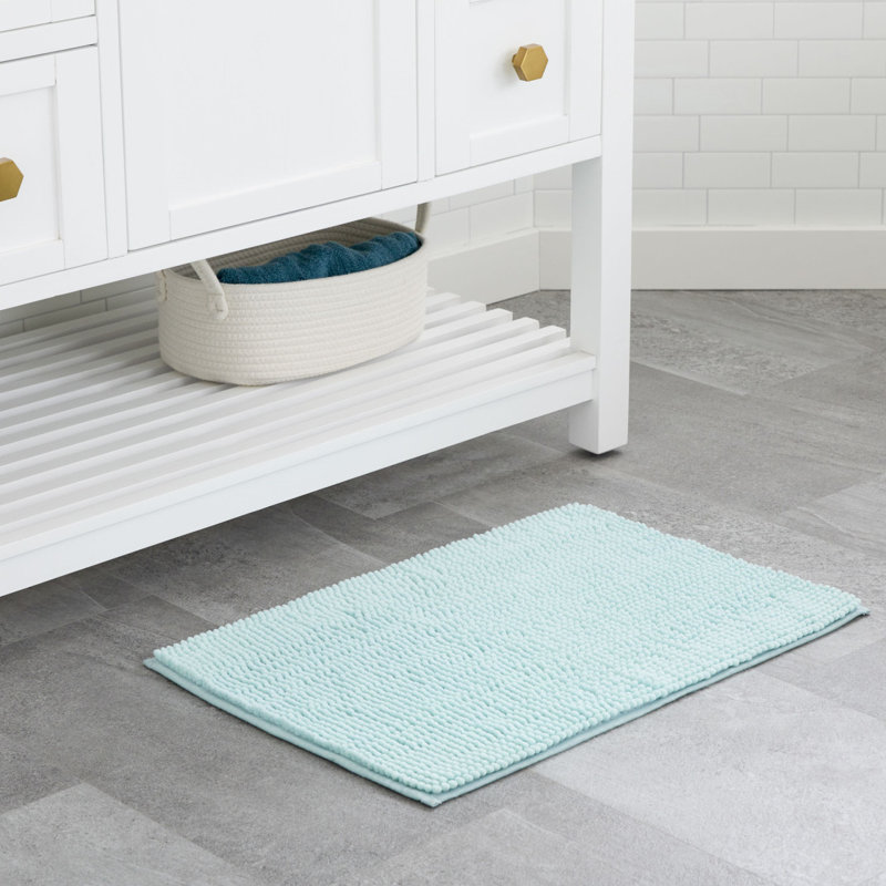 Linenspa Chenille Bath Mat, Area Rug, Indoor Area Rugs, Bathroom Rugs