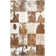 Fazeley Hand Woven Leather Geometric Rug
