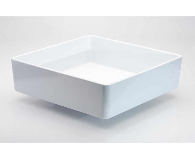 15.7'' L Bathroom Sink, White