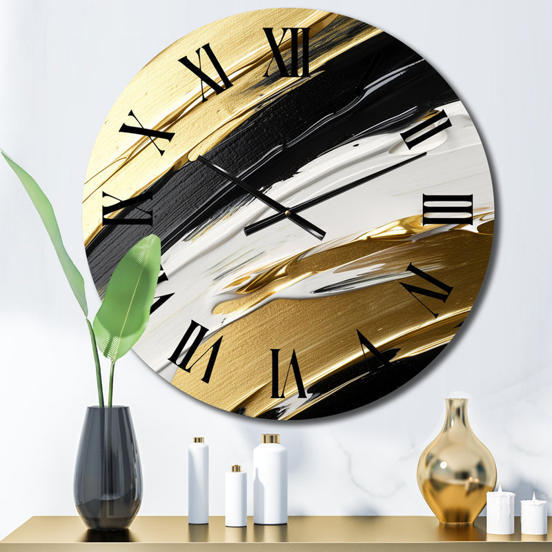 Horloge murale Waves Of Midnight Passion, Moyenne