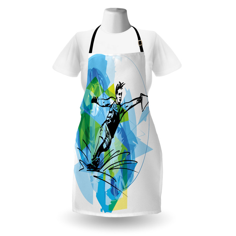 No Pattern Bib Apron