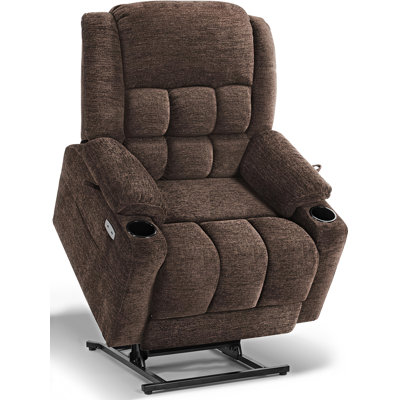 Wide Lay Flat Power Lift Recliner Chair for Elderly, Oversized Electric Recliner Lift Chair for Adults with Heat and Massage, Cup Holders, 400lbs Heavy Duty, Coffee
ASIN
B0GT96F71S