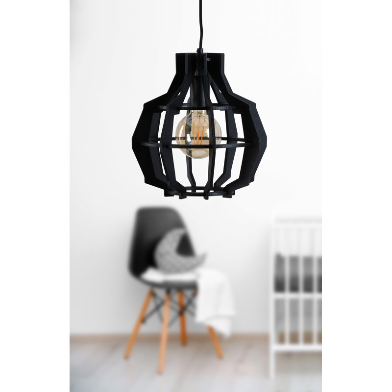 Viramontes 1 - Light Single Pendant, Black