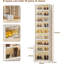 Range-chaussures portatif, armoire à chaussures de rangement avec porte transparente magnétique, grands bacs de rangement en plastique avec couvercles