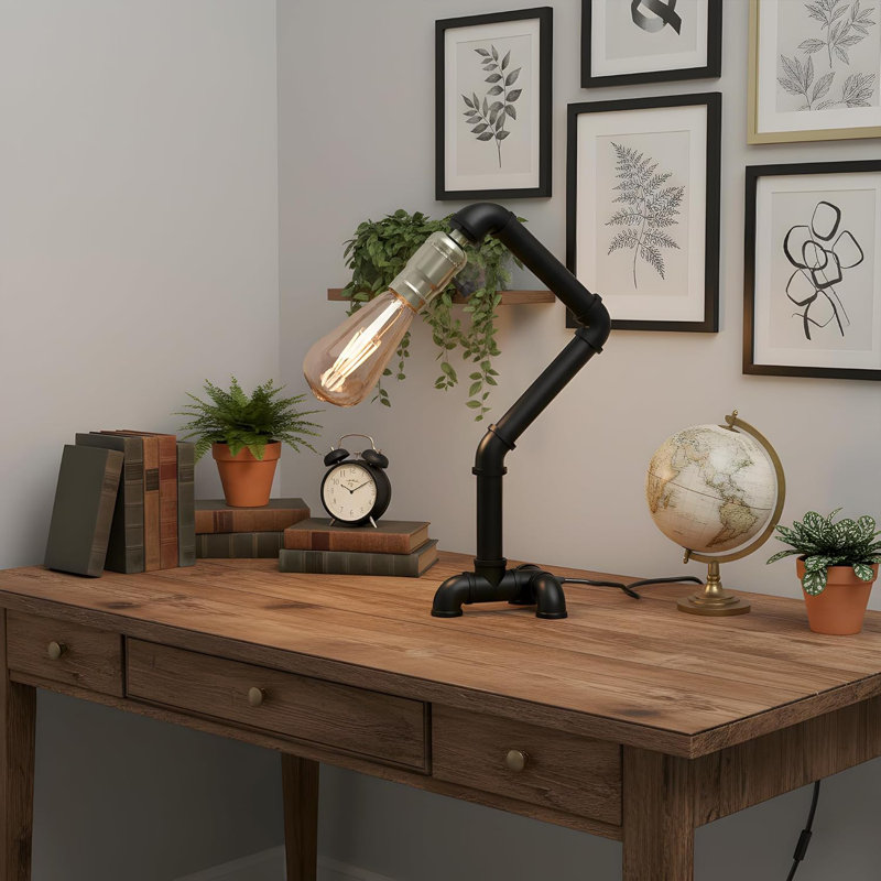 Hillsborough Metal Desk Lamp, Black