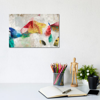 Kisses Entwined by PI Galerie - Wrapped Canvas Painting