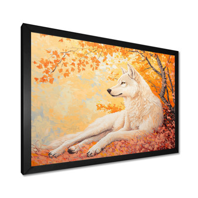 Blooming Wolf At Sunset II - loup, reproduction sur toile