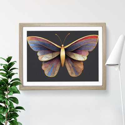 Thrilling Butterfly - Single Picture Frame Print