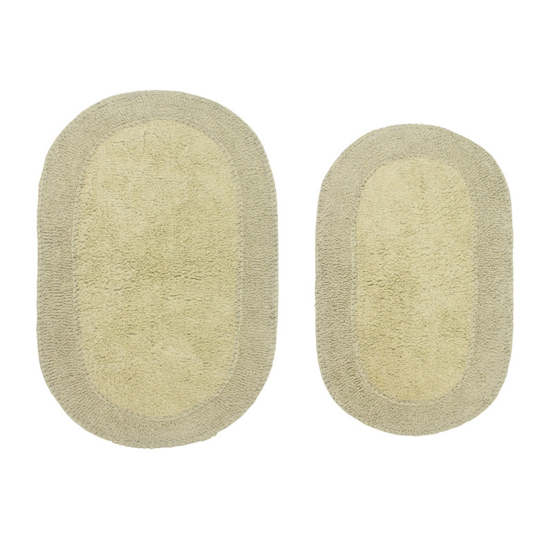 Ensemble de tapis pour salle de bain Xie, Sauge