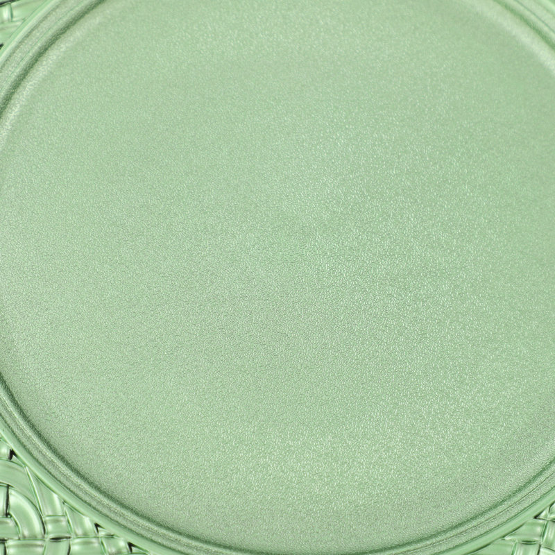 Assiettes de présentation rondes de 13 po, Vert