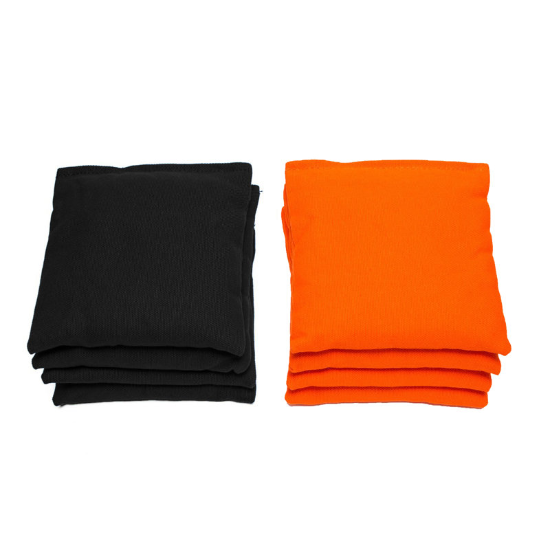 Sacs cornhole pour planches cornhole, Orange / Noir