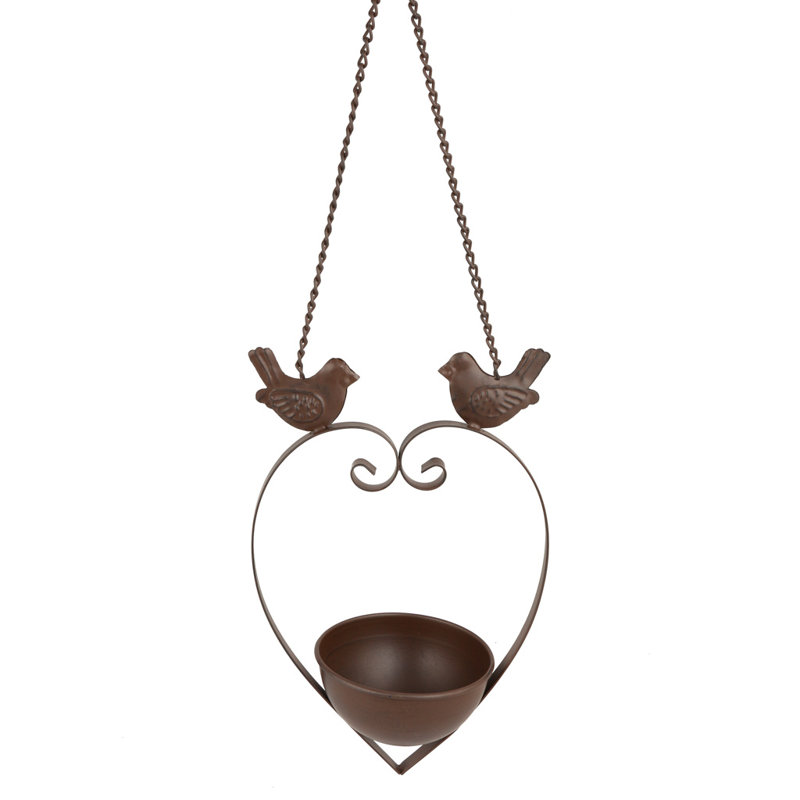 Parkington Metal Hanging Decorative Bird Feeder