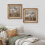 Ensemble de 2 peintures sur toile encadrées-86450447