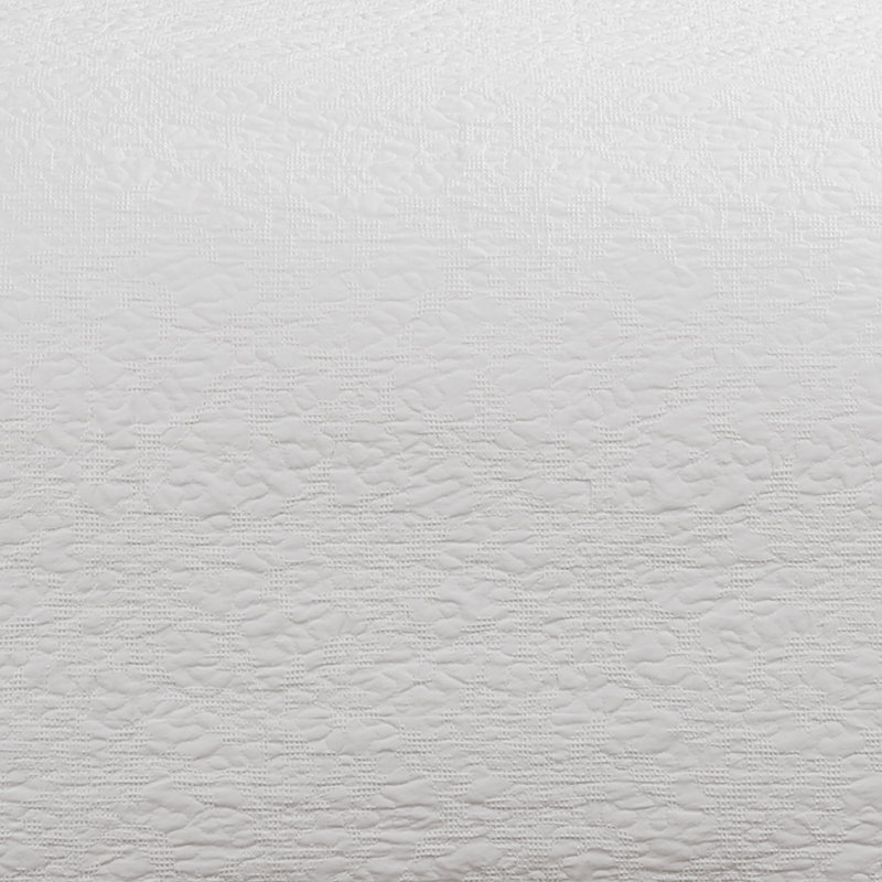 White Full Microfiber Reversible Bedspread Set with Shams