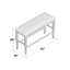 Banc en similicuir Valer