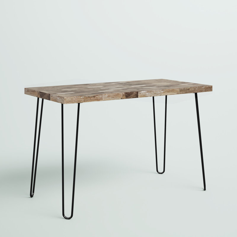 Ali Metal Base Writing Desk, Salvaged Cabin