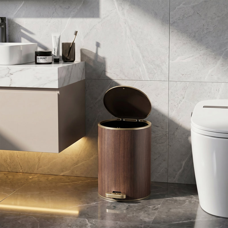 PP；ABS Kitchen Trash Can, 9L