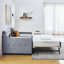 Lit de jour avec couchette et charge USB-1049351889