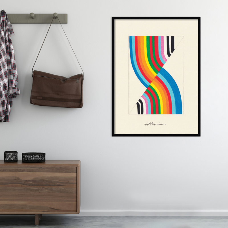 It's Always An Almost by Amber Vittoria, Black Framed, 31" W x 41" H x 1" D