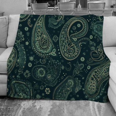 Botanical Fleece Throw