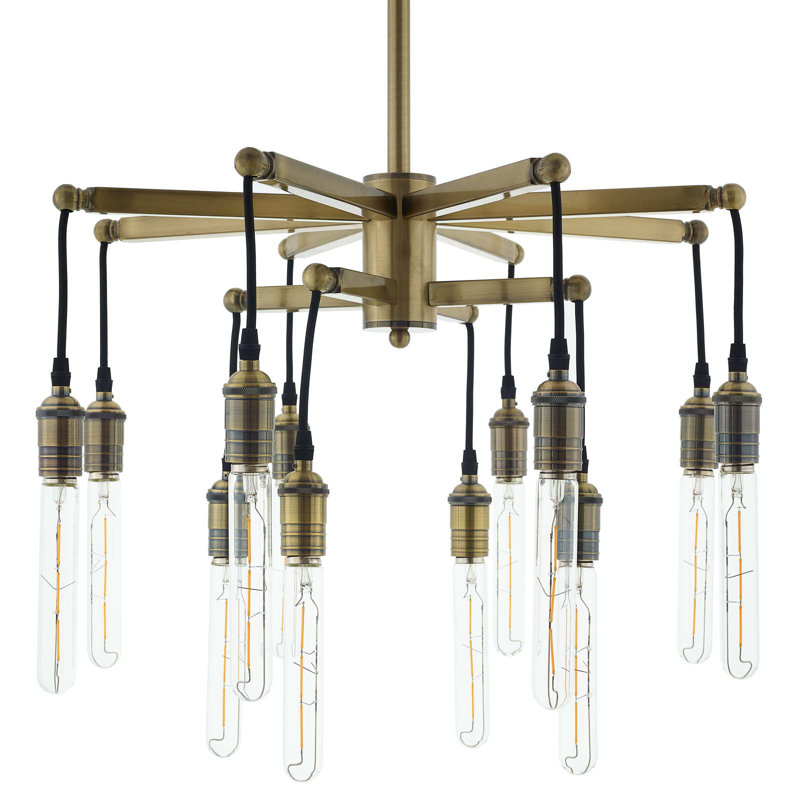Lustre suspendu en laiton antique Modway Resolve - 34