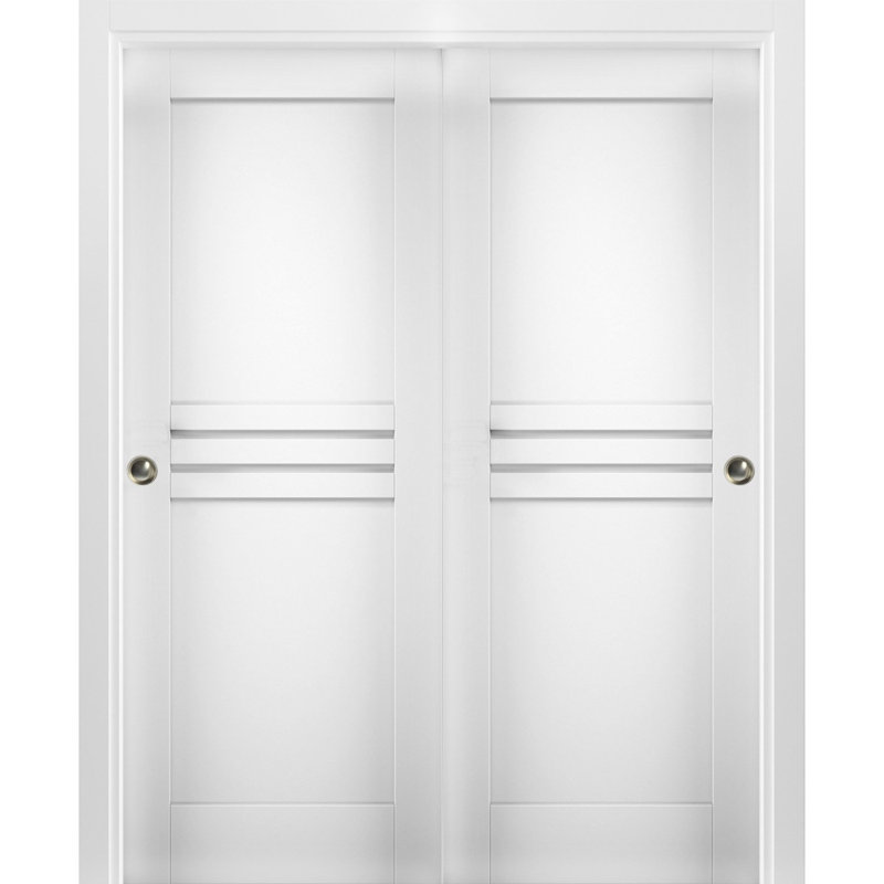 Portes coulissantes en bois manufacturé Mela, 64 po x 84 po
