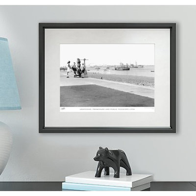 Gravesend, Promenade And Public Telescope C1950 - Single Picture Frame Print