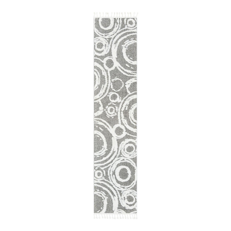 Abstract Indoor Rug, Runner 2'7" x 12'