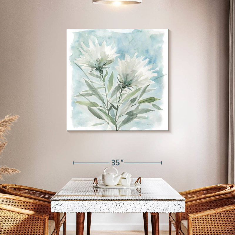 Harnek Wild Thistle Bloom I, 39" H x 39" W