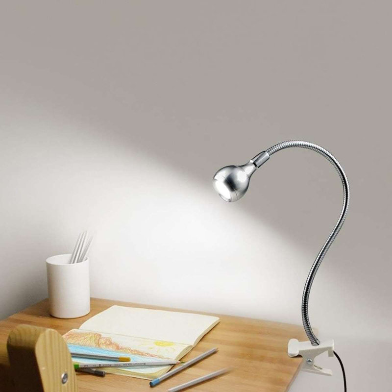 Ellijah Lamp, Silver, White