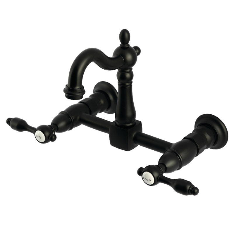 Robinet pont en laiton Tudor, Noir mat