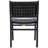 Alston Woven Leather & Solid Wood Dining Chair-943167714