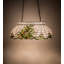 32" Long Welcome Pineapple Oblong Pendant