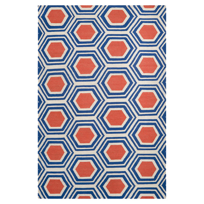 Larksville Wool Geometric Indoor Rug, Rectangle 8' x 11'