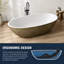 Vast Studio Aged Brass Freestanding Oval Bathtub – Brass Interior Deep Soaking Solid Surface Tub with Metallic Luxury Finish & Contemporary Spa-Inspired Design-1274867887