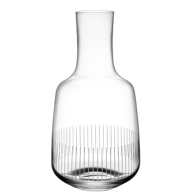 Villeroy & Boch Afina Water Jug/Juice Pitcher, Dimensions: Approx. 9.75 in, Volume Approx. 40.5 oz Crystal Glass Decanter, Dishwasher Safe, Carafe for Water and Drinks