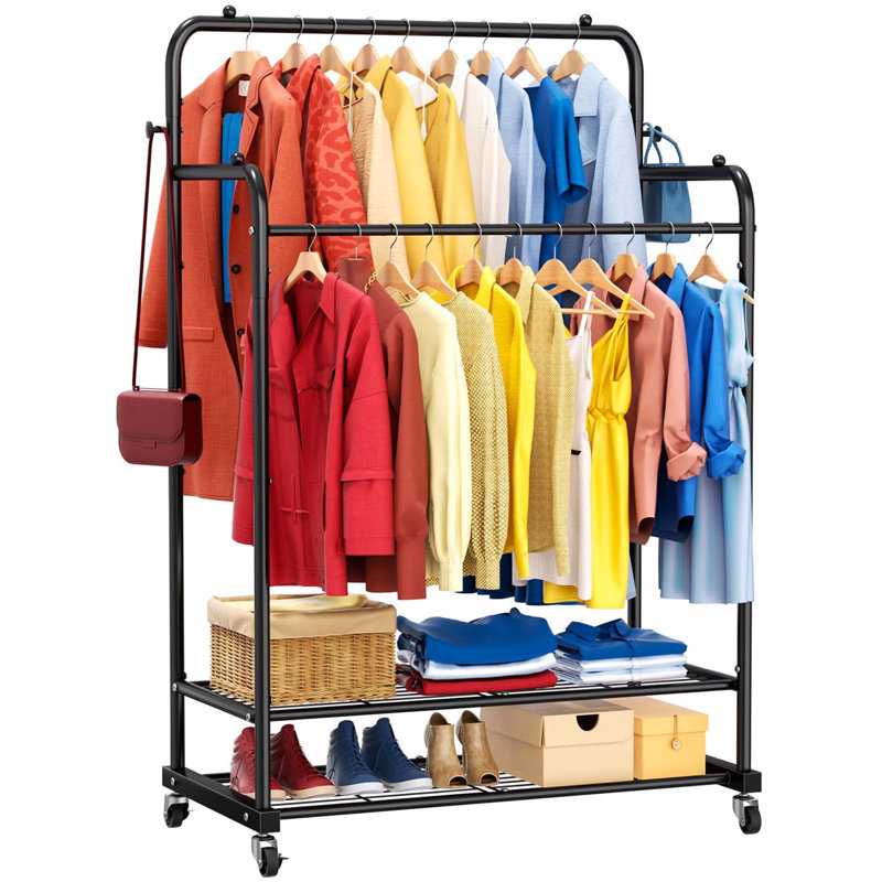 Bonville 72cm Rolling Clothing Rack