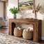 160 cm Console Table with Wavy Design-101843185